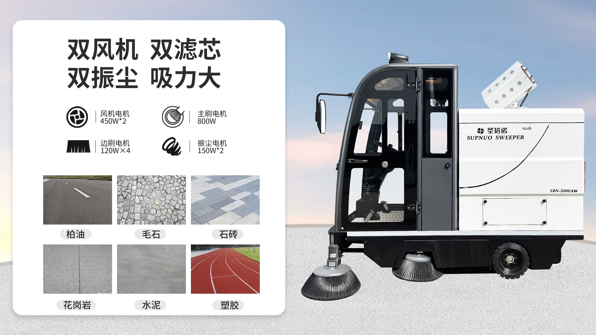 岳阳电动扫地车的优势与应用场景